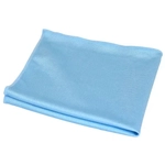 Салфетка из микрофибры M-05 для стекла, цвет: голубой, размер: 30см