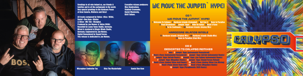 CD: Calypso — «We Move The Jumpin' Hype!» (1996/2025) 2CD