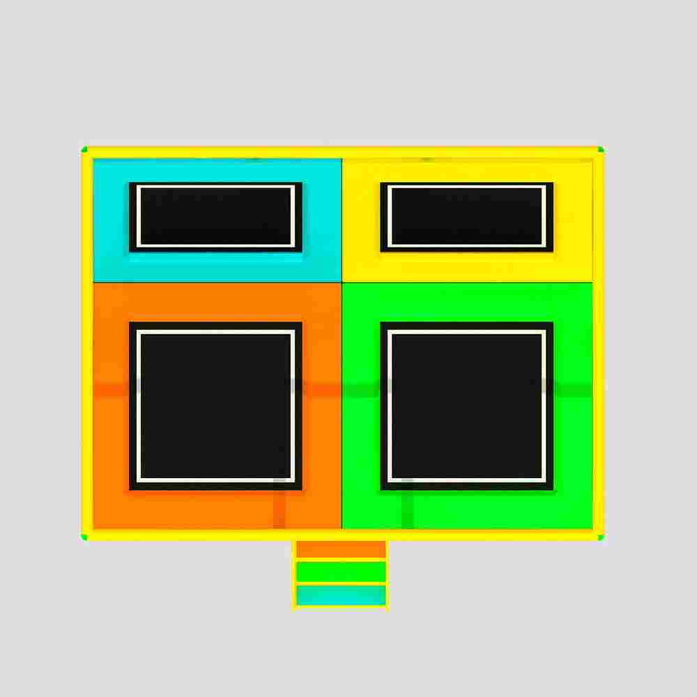 Батутная арена «Радужная площадка», 5x3,6x3 м