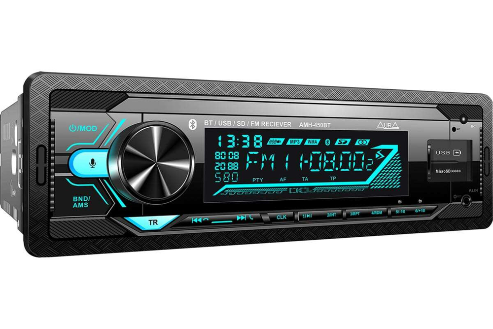 автомагнитола AURA  AMH-450BT USB-ресивер
