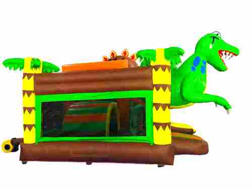 Коммерческий надувной батут «Дино-прыжок» 5х5.5х4м