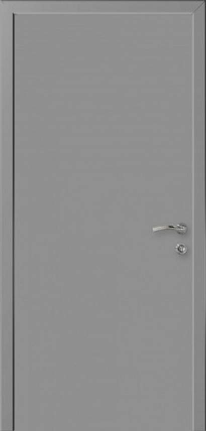 Дверь влагостойкая пластиковая KAPELLI classic Гладкая Моноколор серый 7046 + коробка