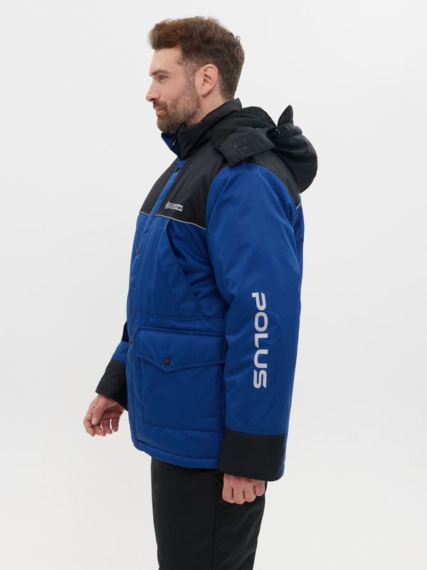 Костюм зимний Полюс ткань Cell цвет Синий/Черный