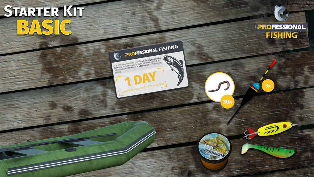 Professional Fishing: Starter Kit Basic (для ПК, цифровой код доступа)