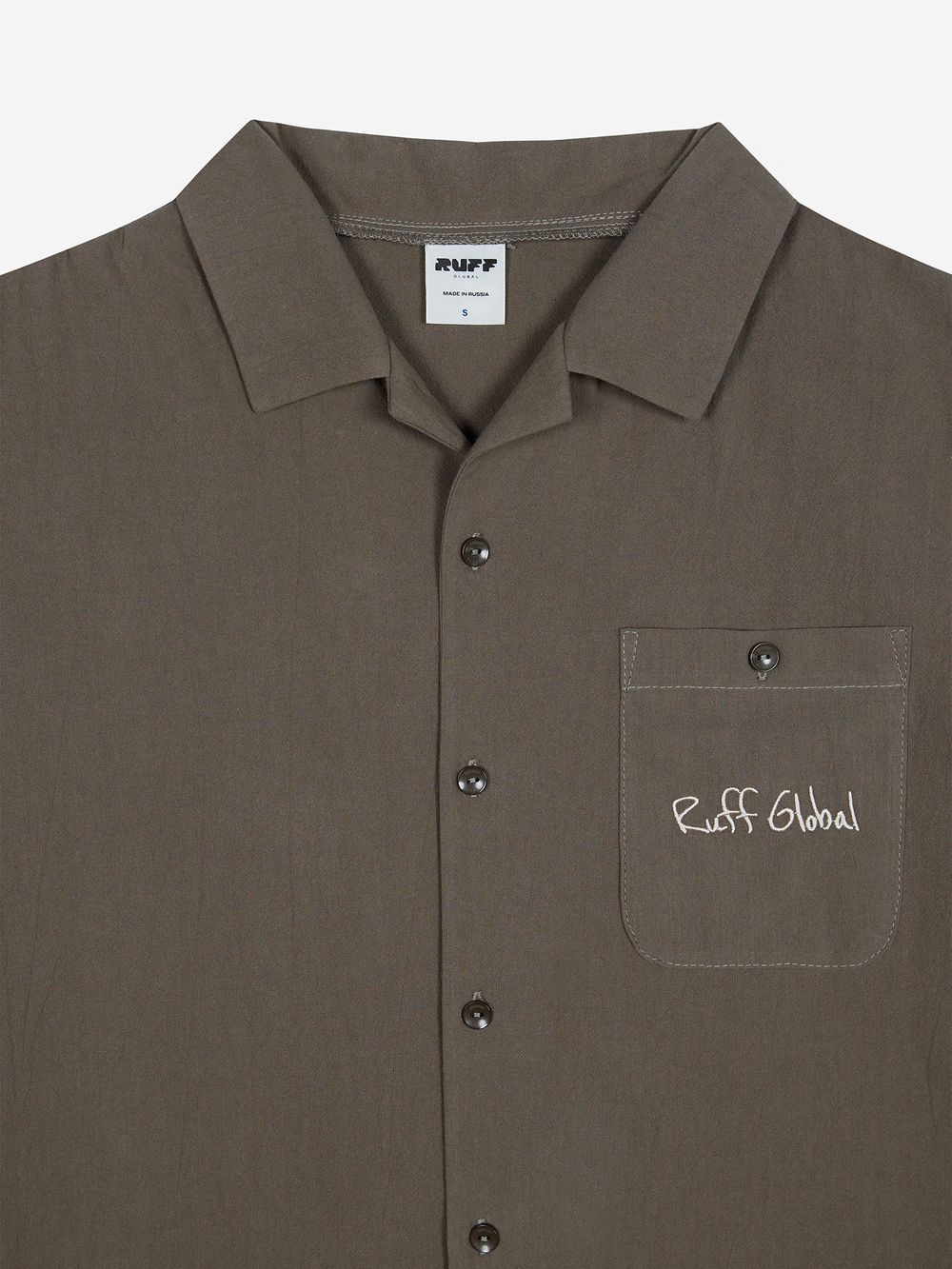 Рубашка Ruff Global Boiled Cotton хаки