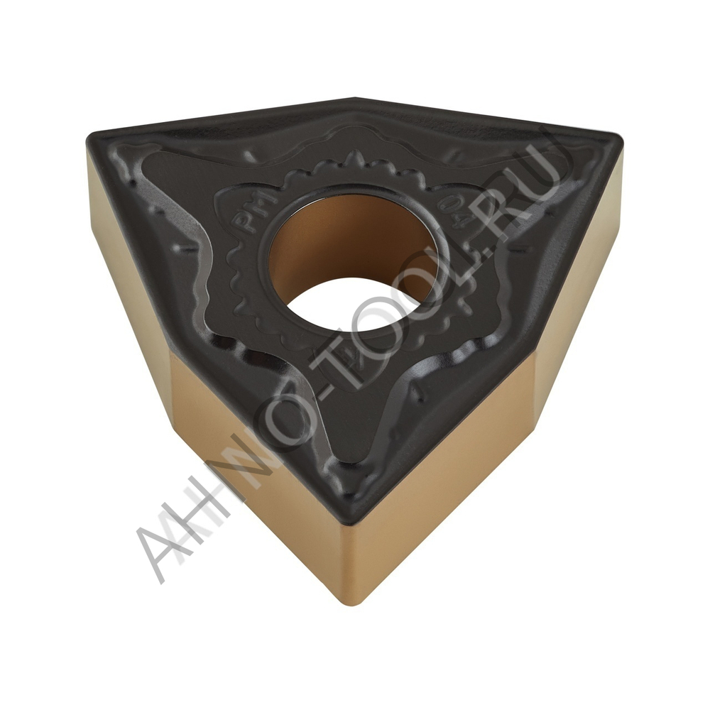 Пластина твердосплавная ISO WNMG080404-PMA ACP10E AHNO по стали, чистовая