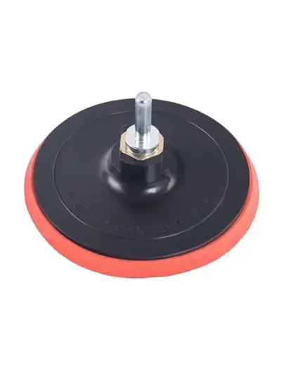 Тарелка опорная 125 мм насадка для дрели и УШМ для АГШК (черепашки) с липучкой и адаптером VIRA