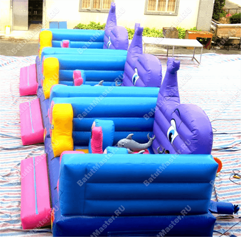 Коммерческий надувной батут "Морское царство 2"