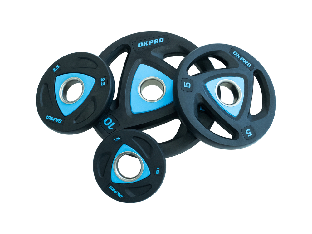 Диск олимпийский полиуретановый 10 кг OKPRO