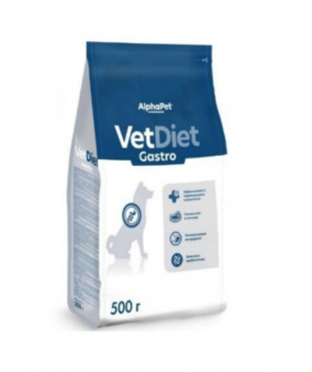 AlphaPet Vet Diet 0,5кг сухой при острых расстройствах пищеварения, в реабилитационный период и при истощении для собак