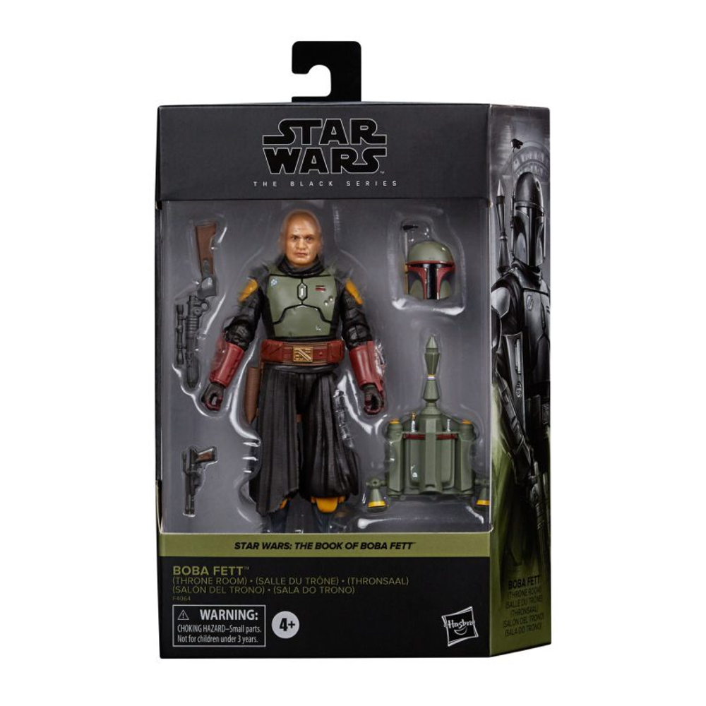 Hasbro Star Wars The Black Series - Фигурка Бобы Фетта (тронный зал) 15 см F4064