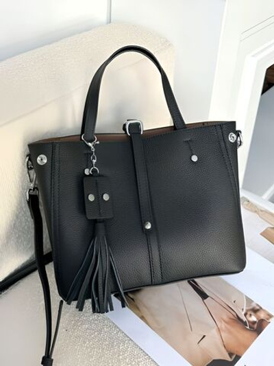 женская сумка на плечо из натуральной кожи