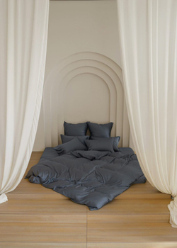 Наволочки 2шт 50x90 German Grass Grey Brilliant серые