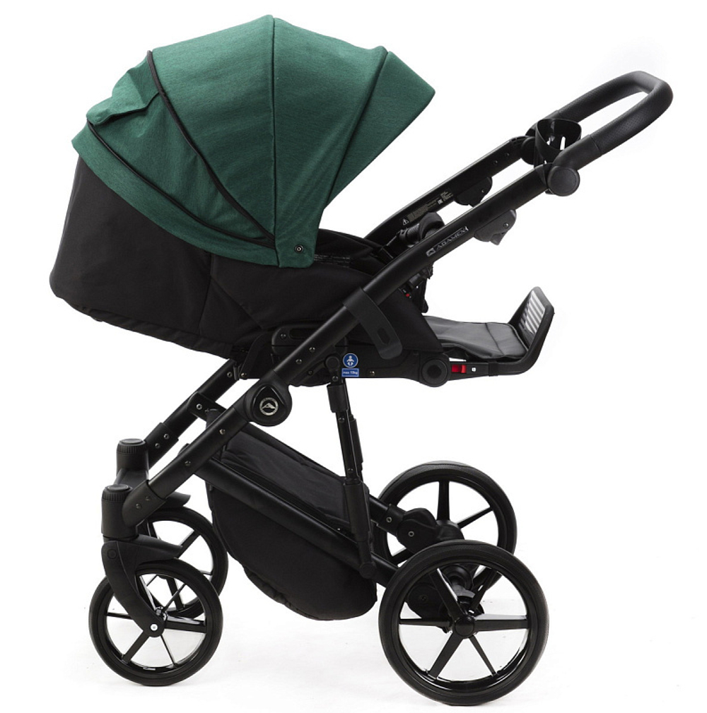 Детская коляска Adamex Mobi 2 в 1 M-TK52 (ЗЕЛЕНЫЙ)