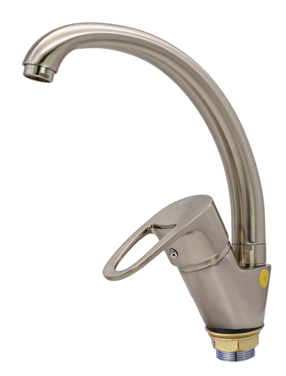 10021-G  Смеситель (САТИН) для кухни "GANZER"  (10/1шт)