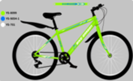 Велосипед Bike Dragon 27,5" 21скор (ст.рама,SunRun, Жесткая вилка, тормоз V-brake) BD-1-27,5-2 зелен