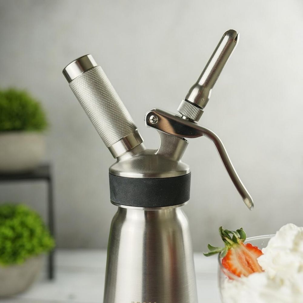 Сифон (кремер) для взбивания сливок 0,5 л (до +70°C) нерж.   THERMO P.L. Proff Cuisine