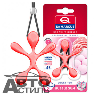 Ароматизатор-игрушка Dr Marcus Lucky Top - Bubble Gum\БаблГам