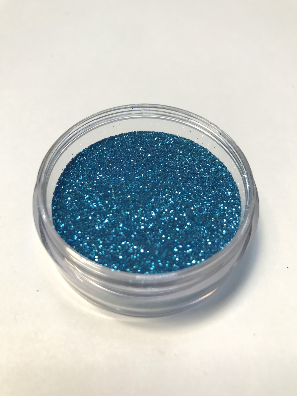 Блестки сухие мелкие 10 гр ярко-голубые