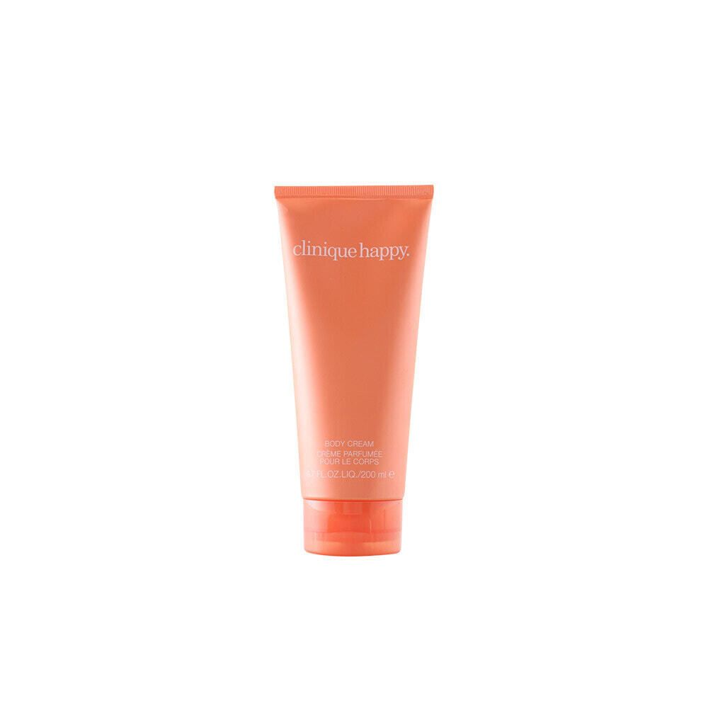 Парфюмированный крем для тела Clinique Happy Body Cream с увлажняющими свойствами 200 мл