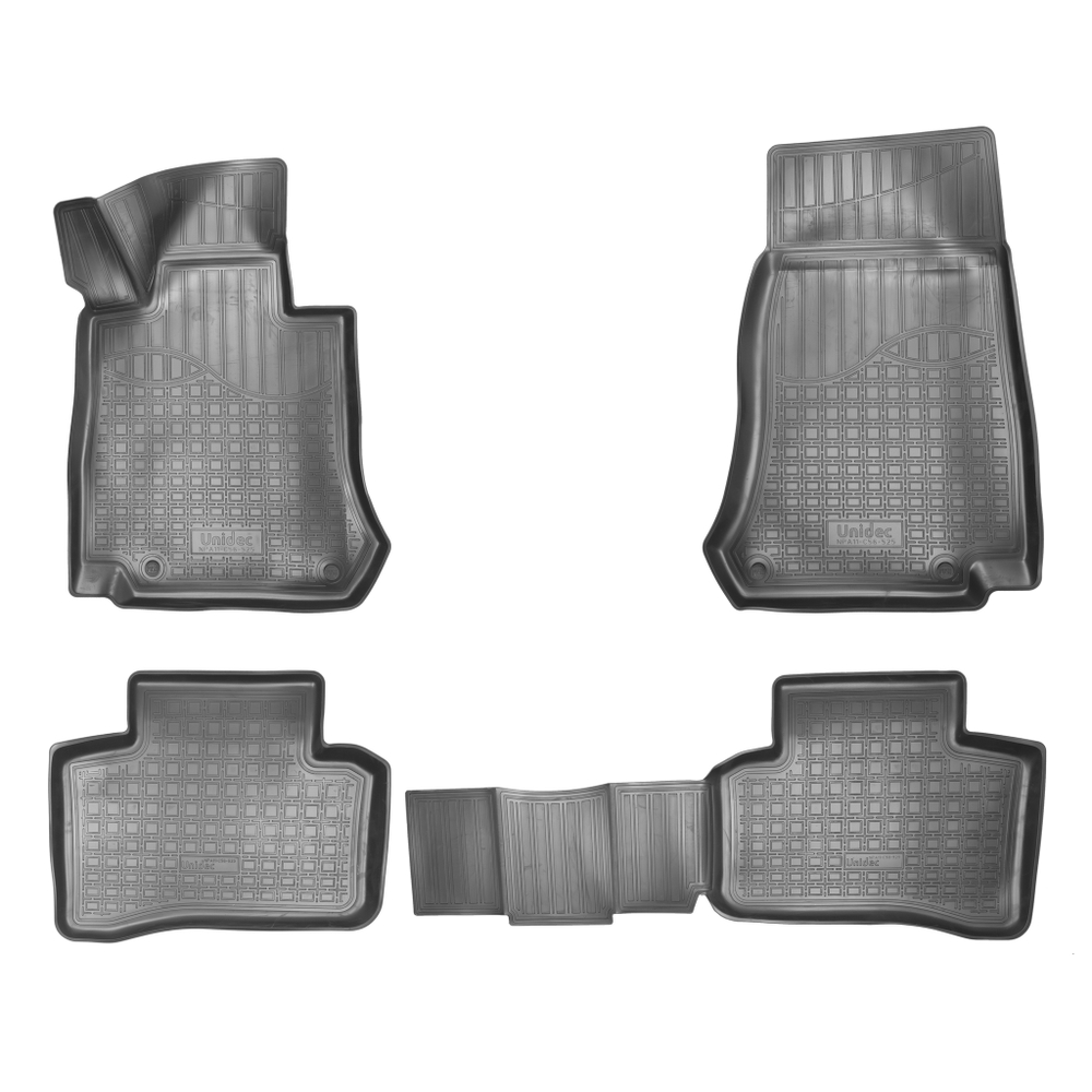 Ковры в салон Norplast/Unidec для Mercedes-Benz GLC в кузове X253 (2015-), Черный, арт.NPA11-C56-525