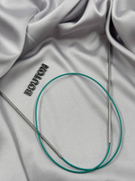 Спицы круговые KnitPro Mindful, нержавеющая сталь, серебро