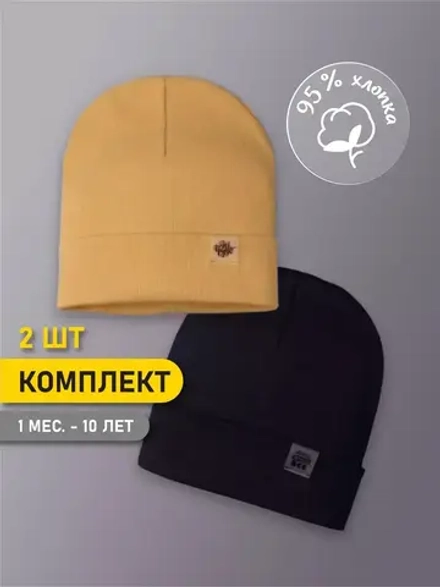 Шапки для мальчика осенние набор