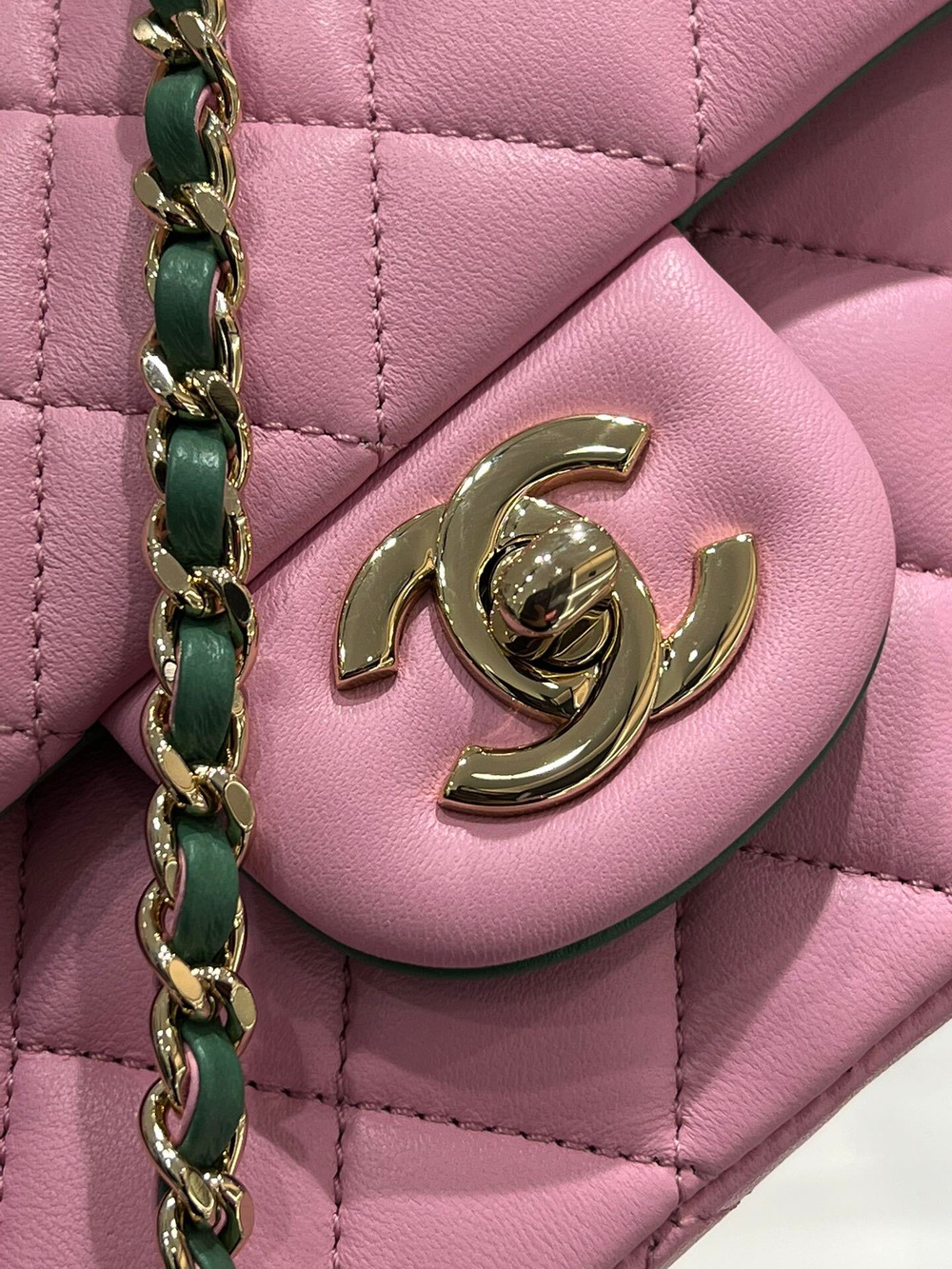 Chanel Mini Flap Bag with Top Handle 20 cm