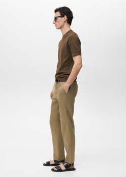 Брюки 100% лен slim fit