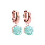 Серьги Qudo Firenze soft aqua 300413 BL/RG
