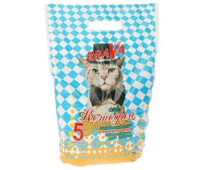 БРАВА наполнитель 5л Сэр Котофей универсальный