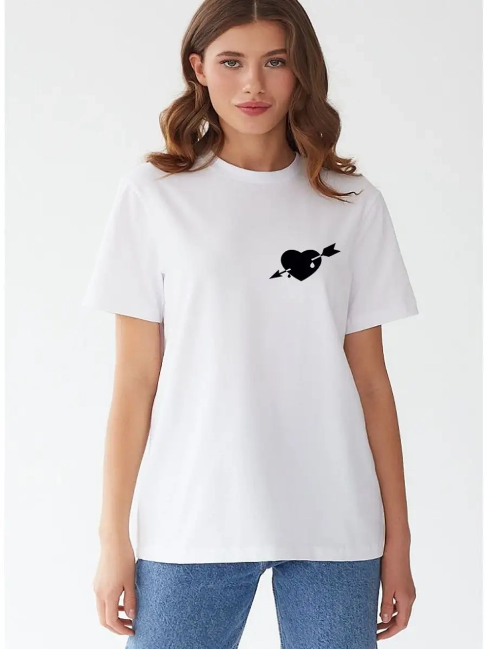 Футболка с сердцем