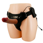 Мужской коричневый вибрострапон на трусиках Pretty Love Harness Briefs Starks BW-022096Z