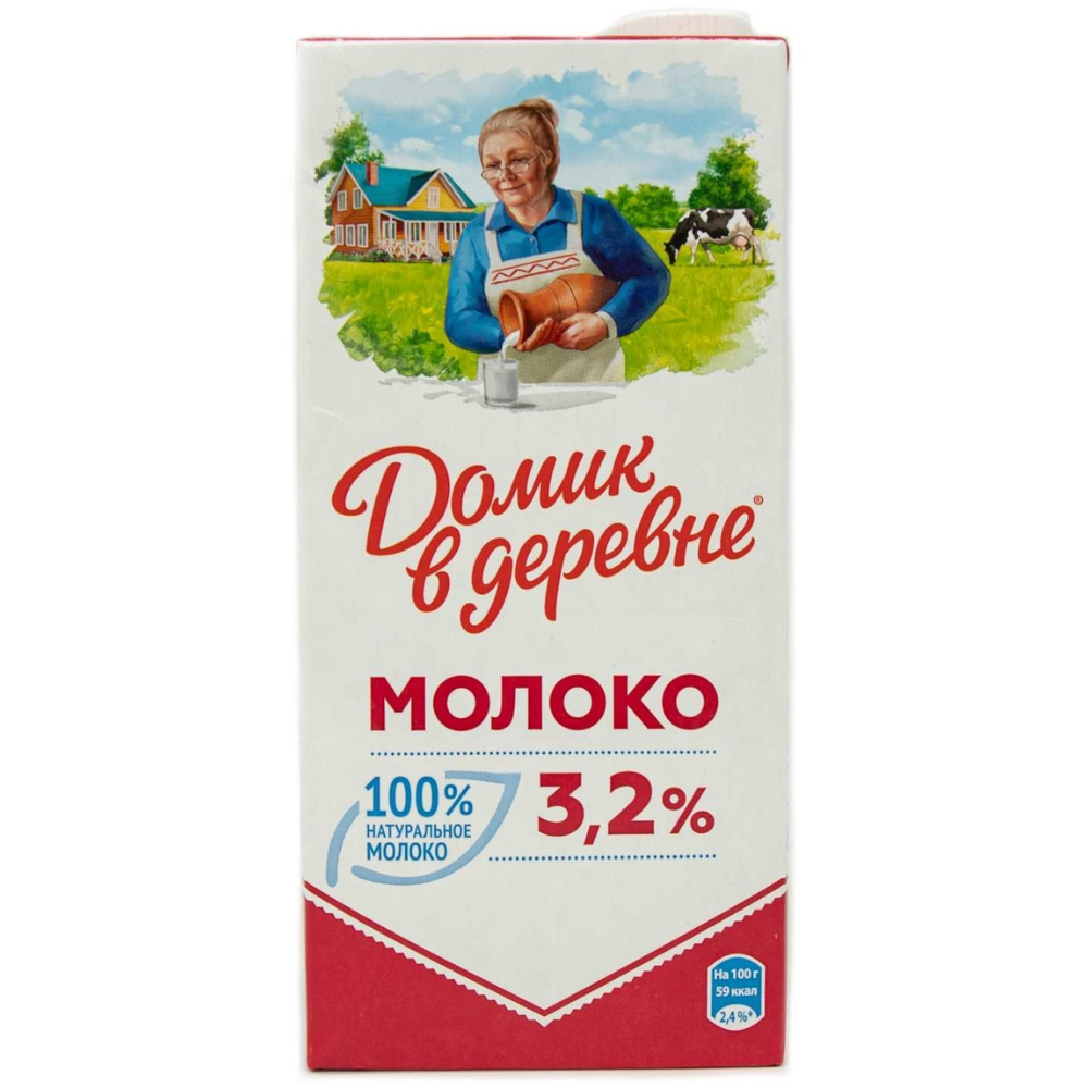Молоко Домик в Деревне 3,2 % 925 мл