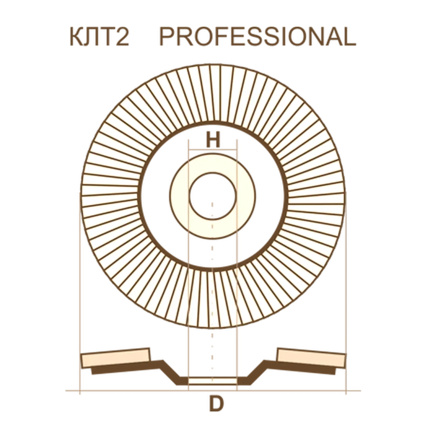 Круг КЛТ2 125х22,23 P60