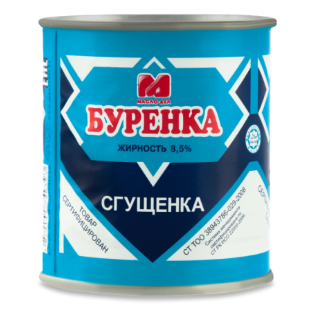 Сгущенка Буренка 8,5% 380 гр