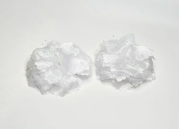 Большие школьные банты из множества лепестков и лучей из бусинок, на резинке, 2 шт.