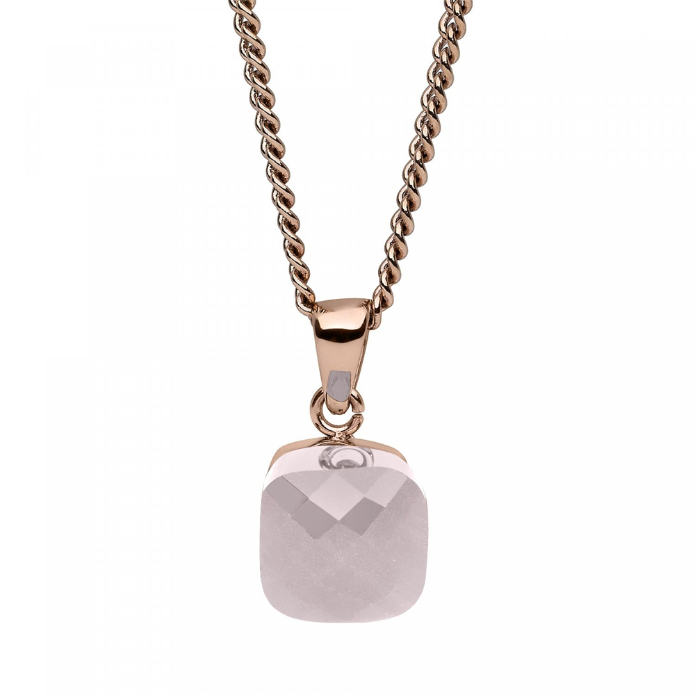 Кулон Qudo Firenze rosequartz opal 400047 R/RG