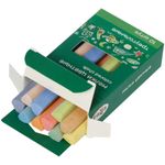 Мел цветной 10шт/уп мягкий треугольный Гамма,