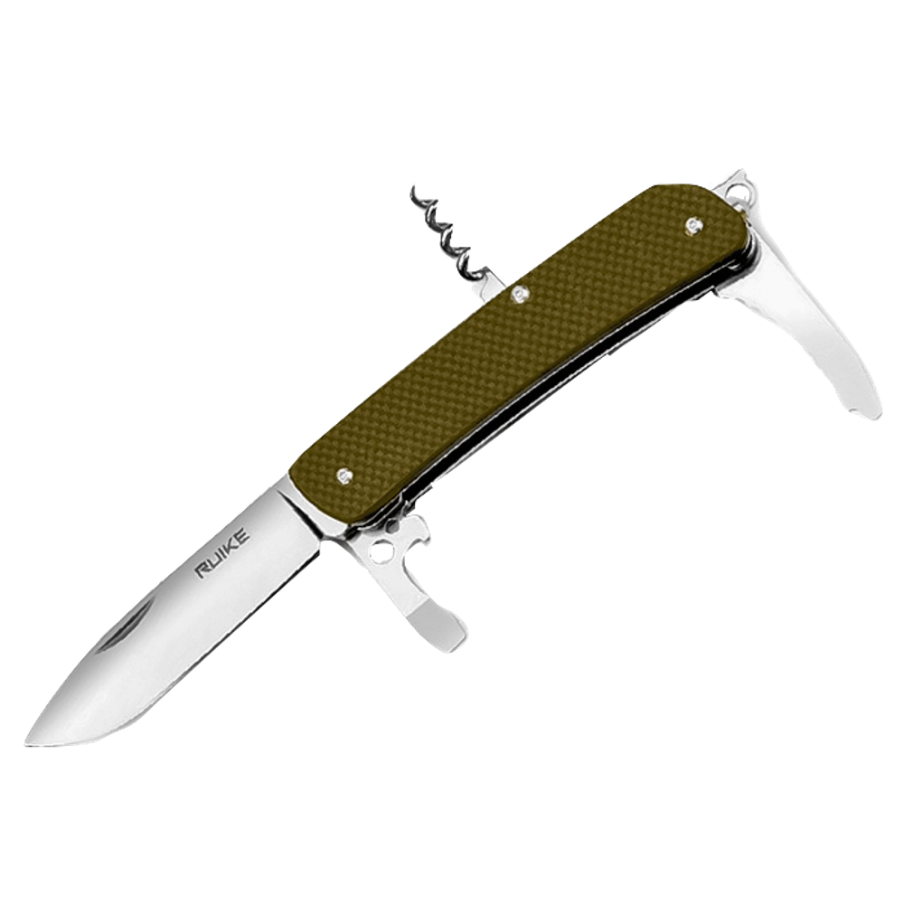Нож multi-functional Ruike L21-G 12C27 Зелёный (12 инструментов) ----