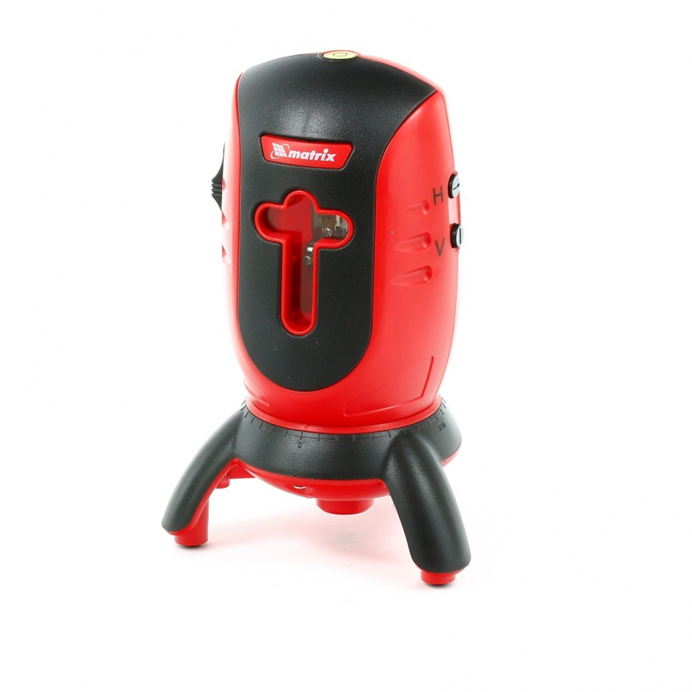 Уровень лазерный ML01T, дальность 10 м, точность ± 0,5 мм, / 1 м, длина волны 650 нм, проекция 1 вертикальная 1 горизонтальная плоскость, резьба под штатив 5/8" Matrix