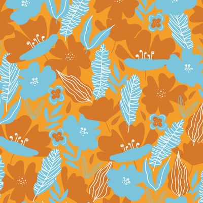 яркие цветы