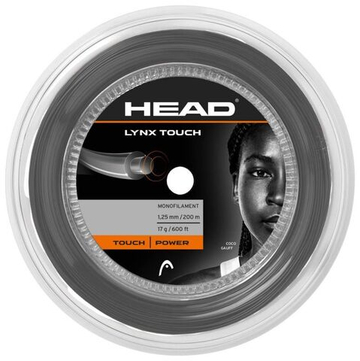 Струны теннисные Head LYNX TOUCH (200 m) - transparent black