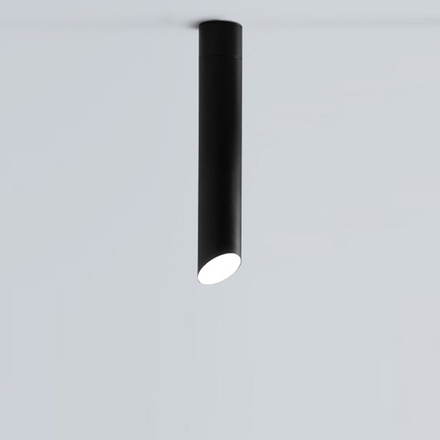 Ceiling design lamp  45° by Vibia (H35,  Black)