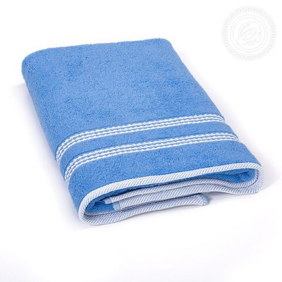 Полотенце махровое 33*60 "КЛАССИК" Спокойный синий ПМн-33.60 АРТ ДИЗАЙН