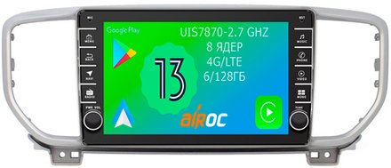Магнитола для KIA Sportage 2018-2021 - Airoc AB-2329 (кнопки и крутилки), Android 13, TS20, 6/128Гб, SIM-слот, CarPlay