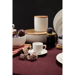 Банка для хранения с крышкой из каучукового дерева soft ripples, dual glazing, 750 мл