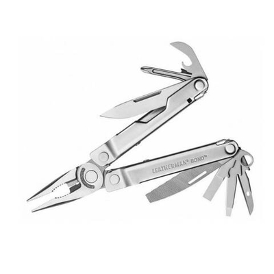 Мультитул Leatherman Bond -832936 100мм 14функц. серебристый карт.коробка