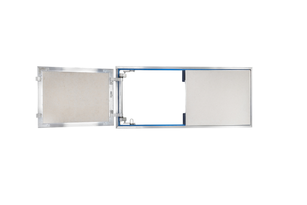 Люк под плитку двухдверный Модерн Мини 900х300 мм