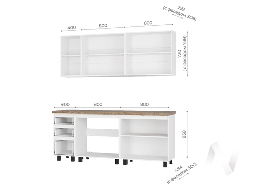 Кухня Честер 2;0 (графит)